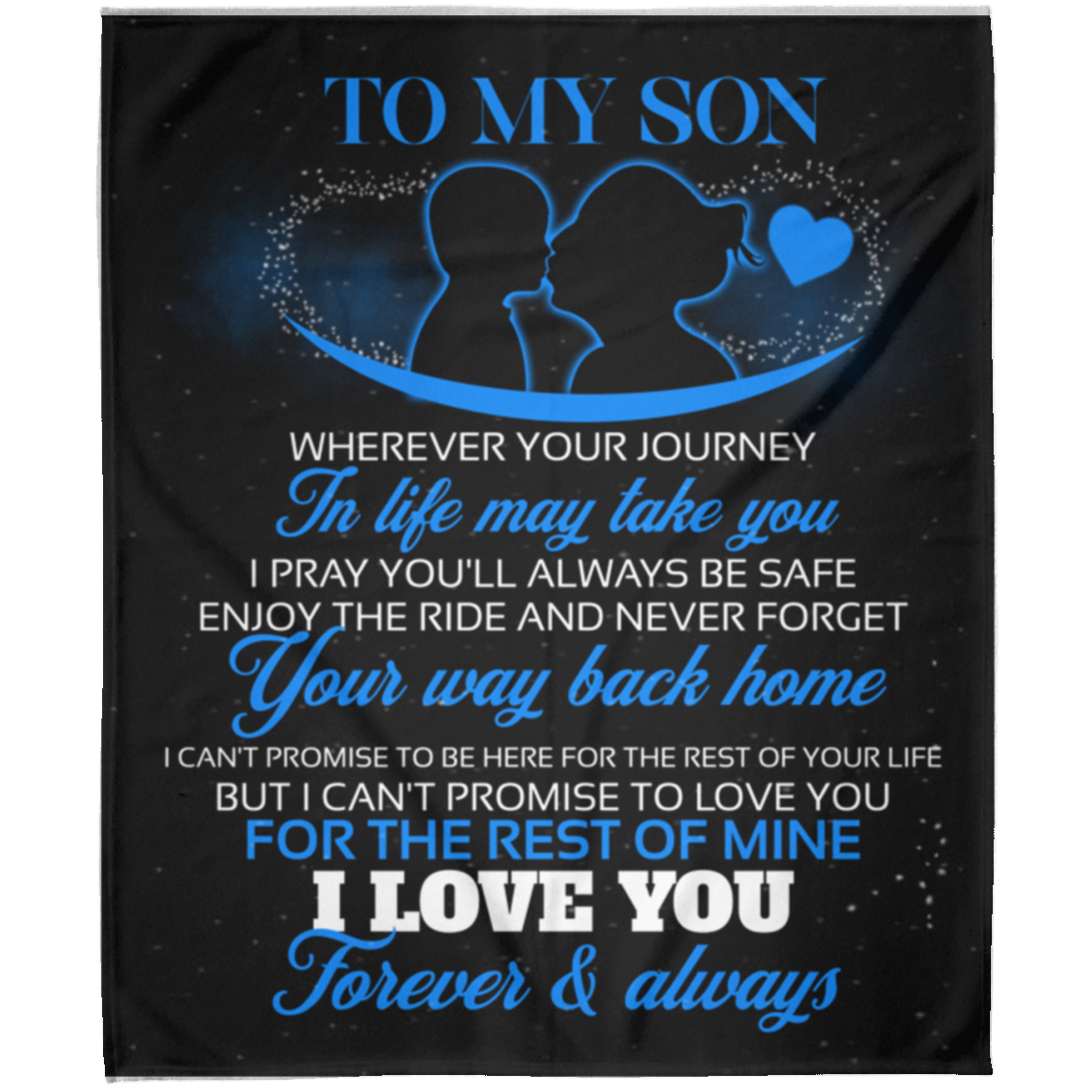 To My Son | FLM Arctic Fleece Blanket 50x60