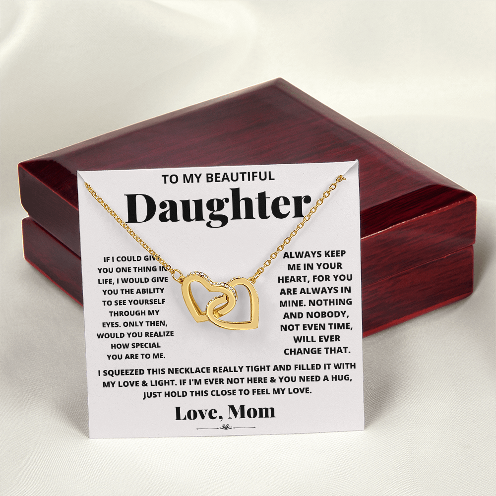 To My Beautiful Daughter, Just Hold This To Feel My Love