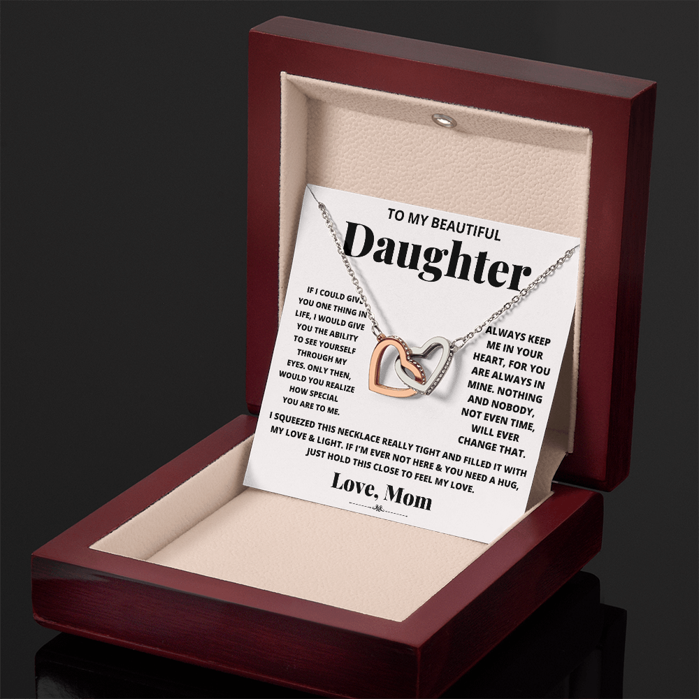 To My Beautiful Daughter, Just Hold This To Feel My Love
